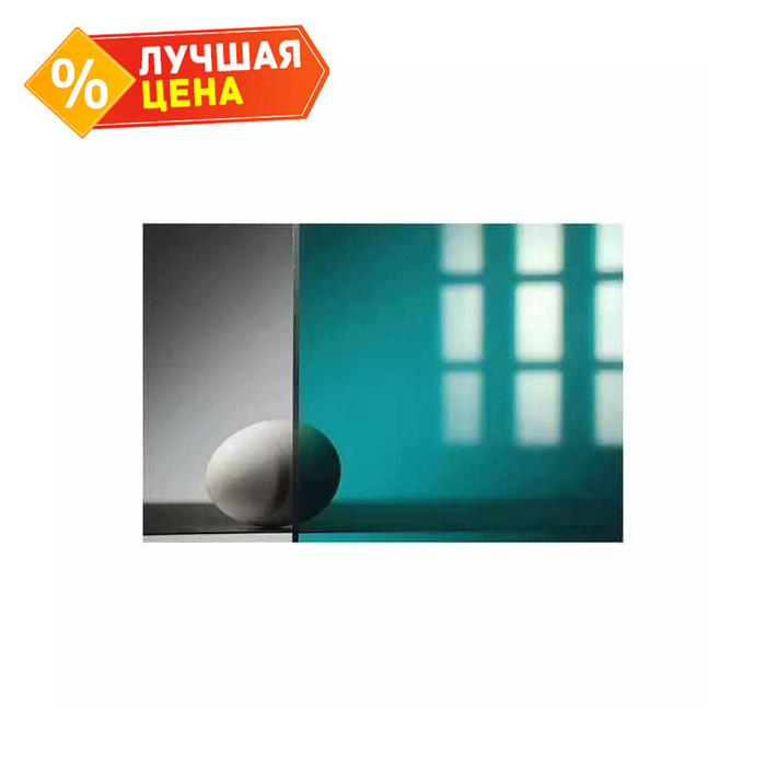 Монолитный поликарбонат 4 мм КИВИ бирюза 2050х3050 мм