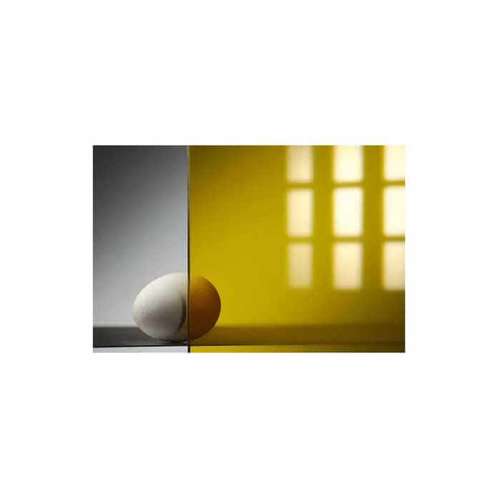 Монолитный поликарбонат 4 мм КИВИ желтый 2050х3050 мм