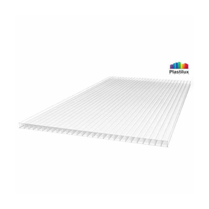 Сотовый поликарбонат 10 мм POLYNEX прозрачный 2100х12000 мм